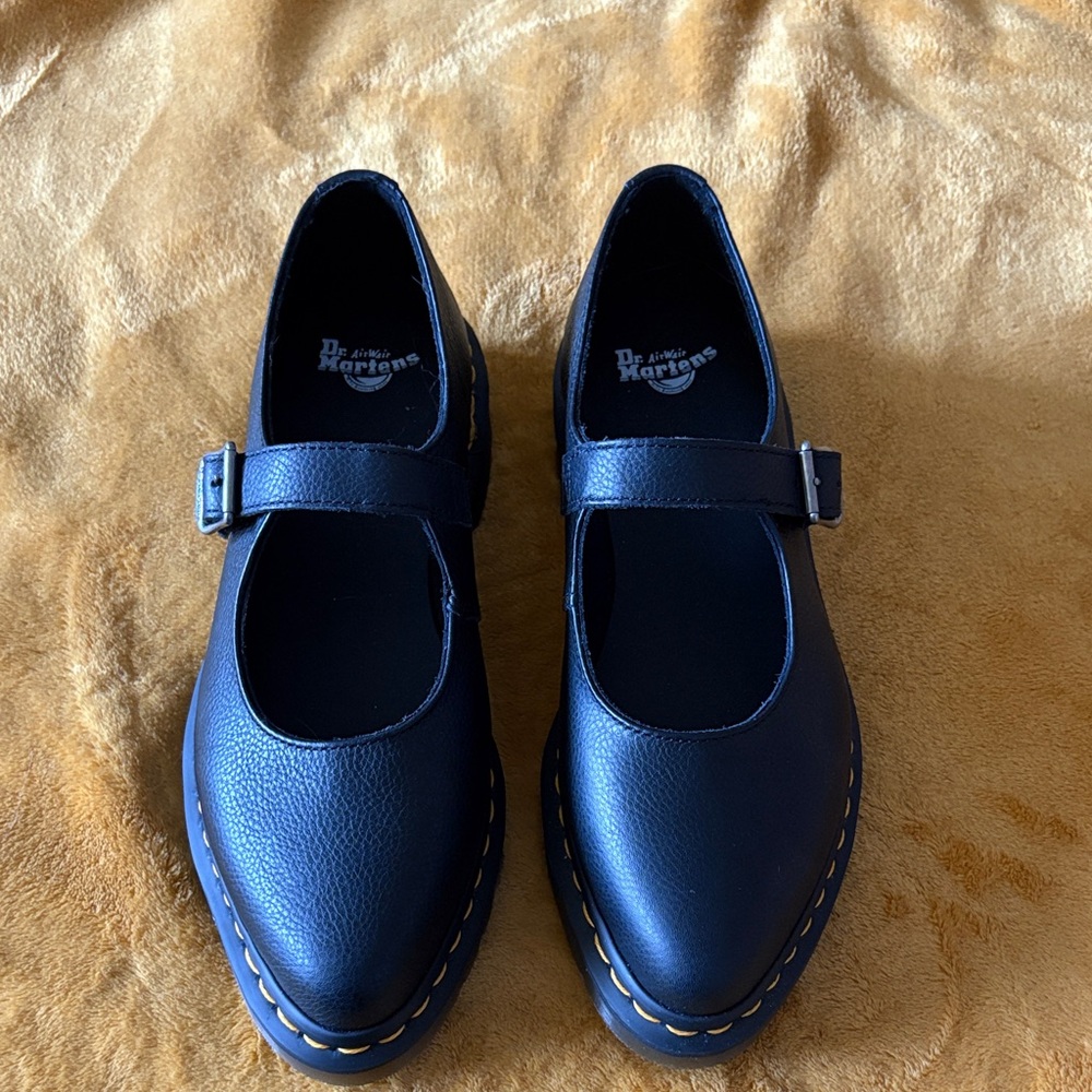 Dr Martens Elphie Mary Jane shoes in black, brand new